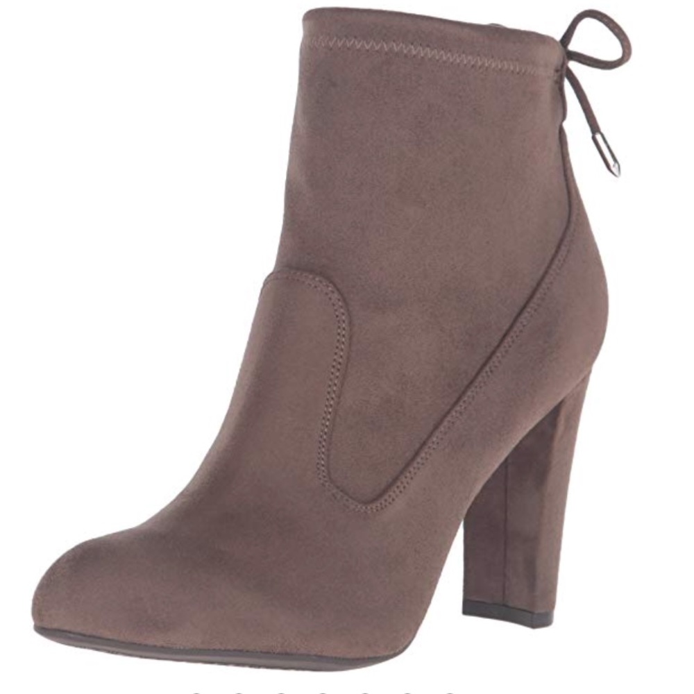 Ankle Sock Booties with Drawstring Bow Back - Picture 2 of 5